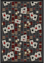 Joy Carpets Games People Play Feeling Lucky Charcoal